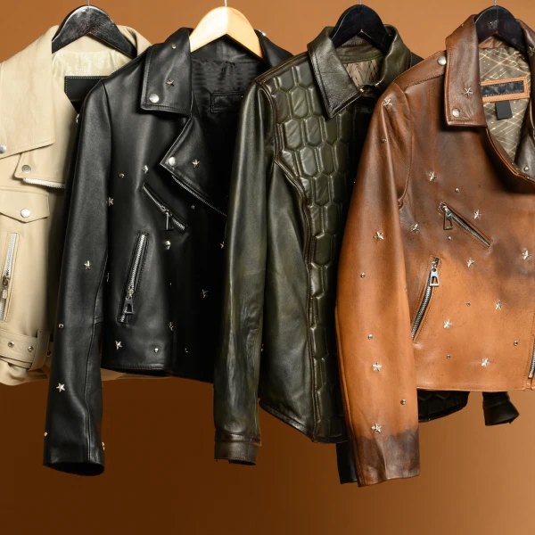 Veste en cuir